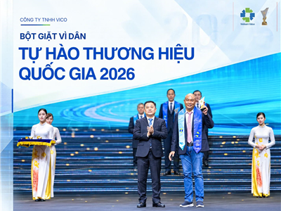 Bột giặt Vì Dân Tự hào là Thương Hiệu Quốc Gia 2026